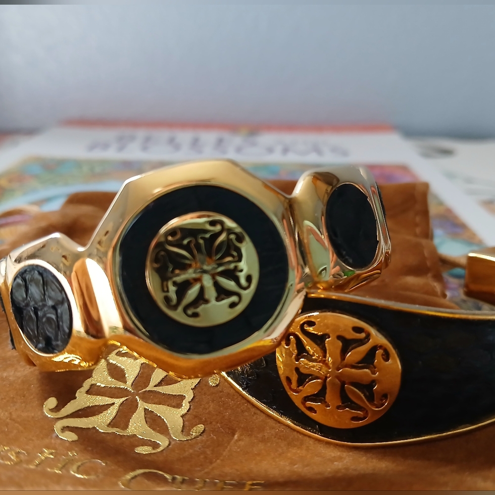 Two Rustic Cuff Bracelets - image 1